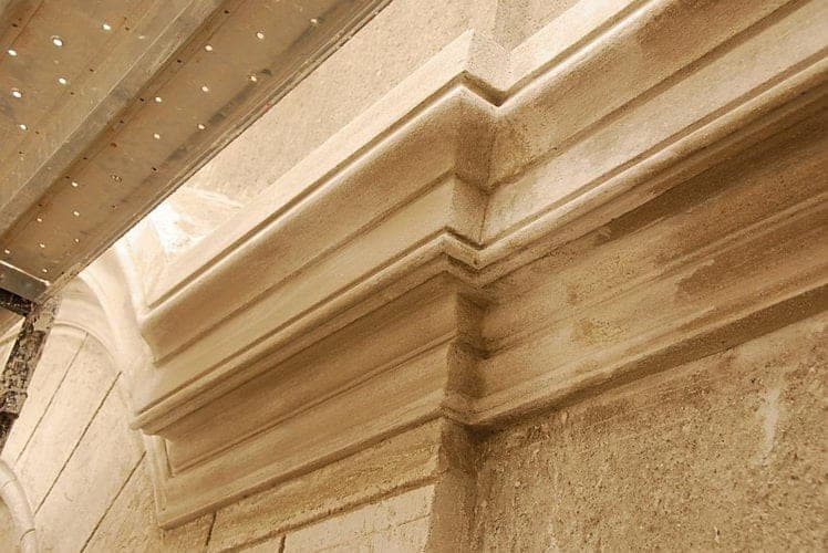 Stucco and plaster restoration on historic exterior by Lazar Stucco — project 12