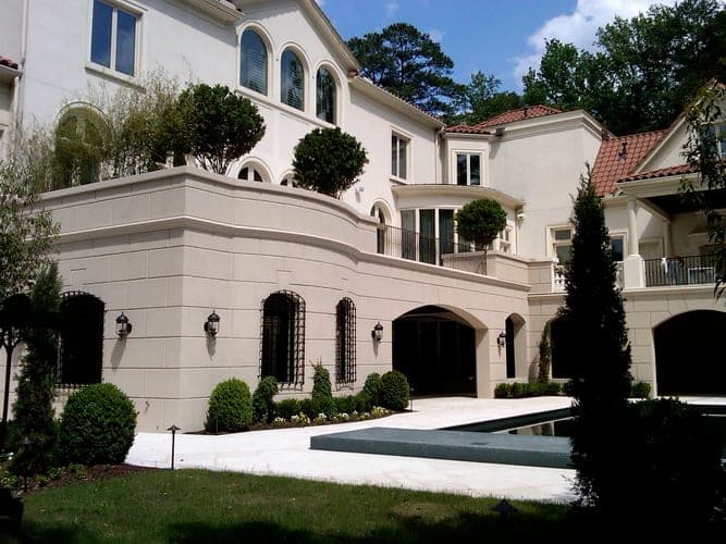 Hand-applied exterior stucco facade by Lazar Stucco, Atlanta — project 17